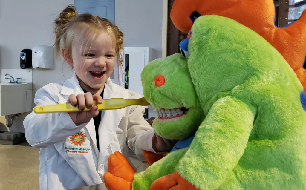 A Healthy Me exhibit for kids at the Children's Museum of Southern Minnesota Mankato