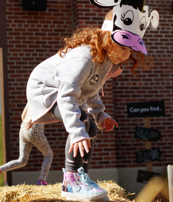 Toddler Maze during Harvest Fest Festival at the Childrens Museum of Southern Minnesota Mankato