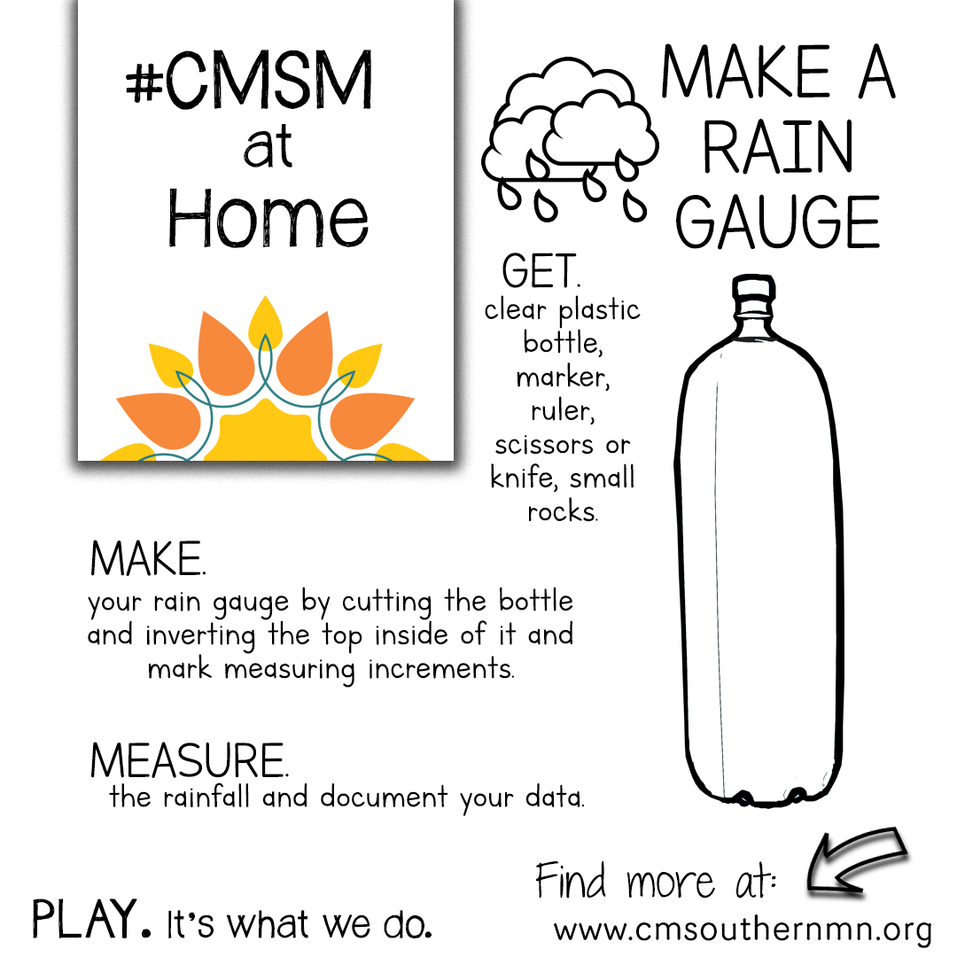 Make a Rain Gauge CMSMatHome Childrens Museum of Southern Minnesota