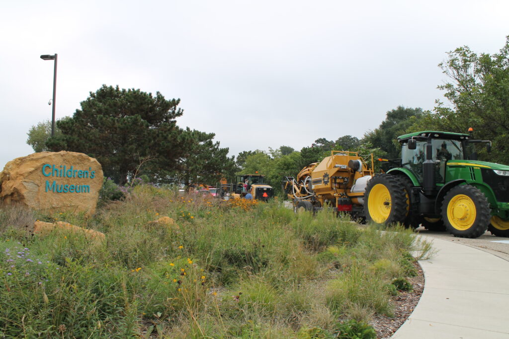 Tractor Alley at the Childrens Musuem of Southern Minnesota Fall Festival Mankato