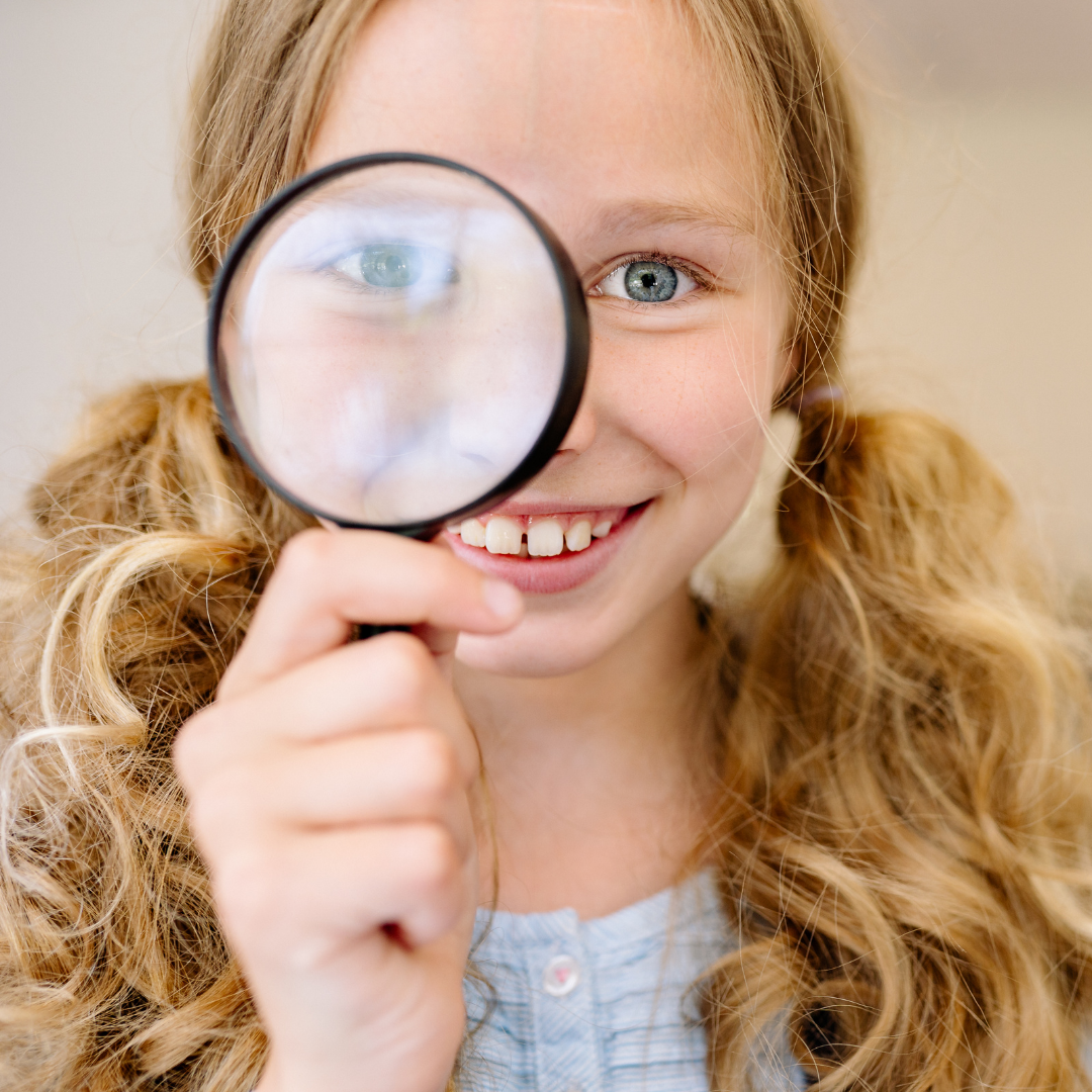 Cecils Imagineering Loft magnifying glass microscope exploration activity for kids Mankato