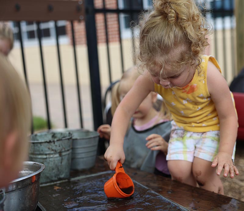 Mud Kitchen at the Children's Museum of Southern Minnesota in Mankato