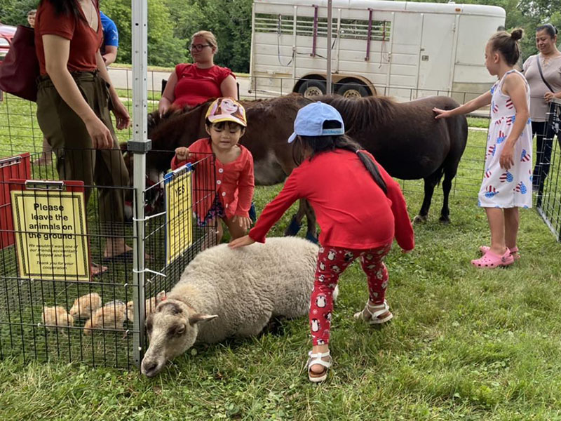Hasse Family Petting Zoo at the Children's Museum in Mankato