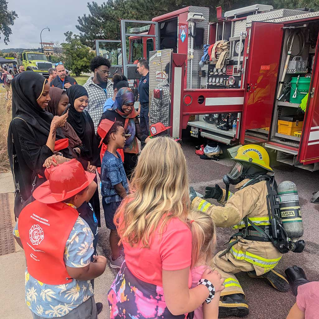 Fire Safety Day with Free Admission to the Children's Museum of Southern Minnesota Mankato
