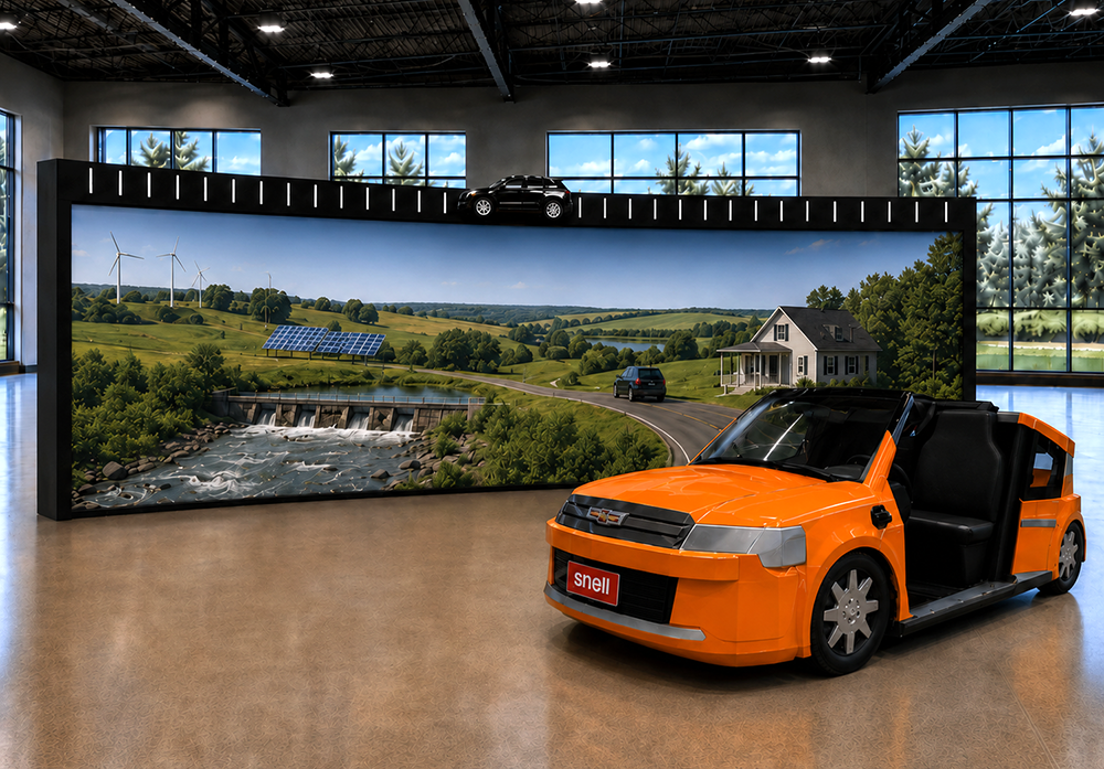 Electric Vehicle exhibit for kids at the Children's Museum of Southern Minnesota